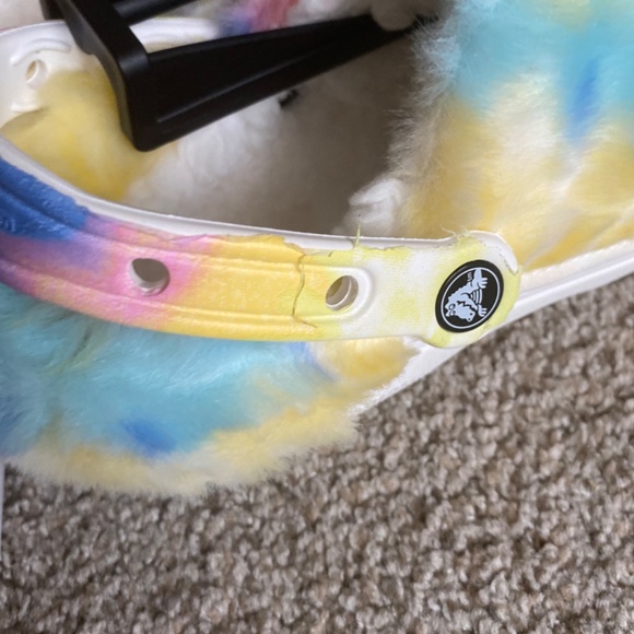 CROCS classic fur sure multicolored M 6 W 8 - Picture 4 of 13